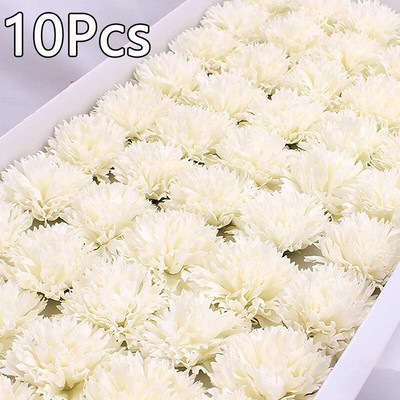 10gab Mini Neļķes Ziepes Ziedu Galva Mūžīgie Ziedi Pušķis Mātes diena Skolotājas Pateicības Dāvanu Kastīte Roku darbs DIY Materiāls