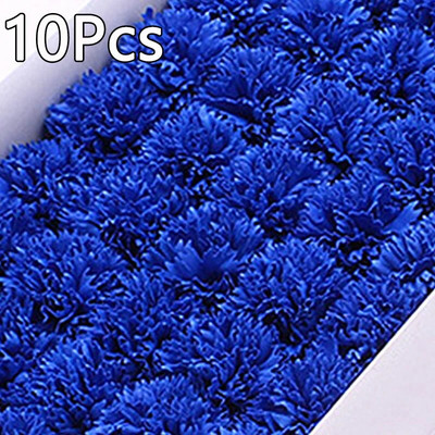 10gab Mini Neļķes Ziepes Ziedu Galva Mūžīgie Ziedi Pušķis Mātes diena Skolotājas Pateicības Dāvanu Kastīte Roku darbs DIY Materiāls