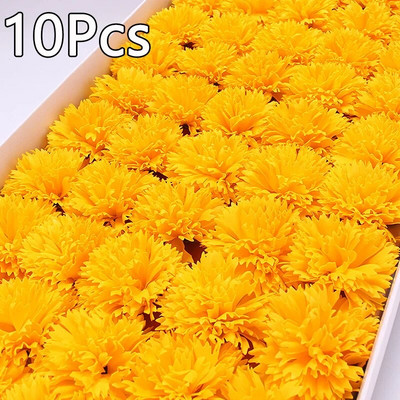 10gab Mini Neļķes Ziepes Ziedu Galva Mūžīgie Ziedi Pušķis Mātes diena Skolotājas Pateicības Dāvanu Kastīte Roku darbs DIY Materiāls