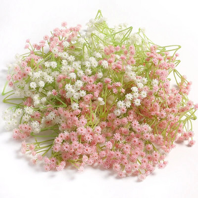 10/20 buc. Flori artificiale pentru respirația bebelușilor din plastic Gypsophila DIY Mireasa Floral Home Decorare nunta Flori false Decor mireasa