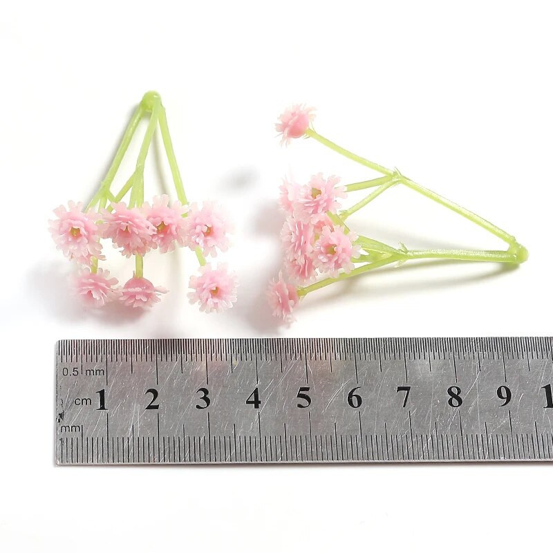 10/20 gab. Zīdaiņu elpošana Mākslīgie ziedi Plastmasas Gypsophila DIY Bride ar ziediem Mājas kāzu rotājumi Viltus ziedi Līgavas dekors
