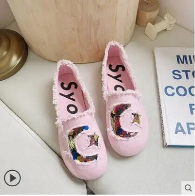 2022. g. Jaunas sieviešu auduma apavi Pekinā Sieviešu Pavasaris Rudens Brīvais laiks Vienvietīgi Apavi Ērti Neslīdoši auduma apavi ikdienas apavi 34-41