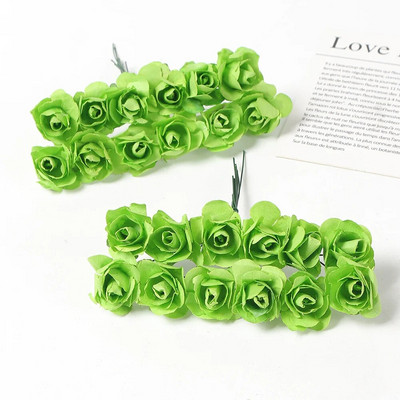 Umjetni buket ruža Papirnato lažno cvijeće Home Deco Dekoracija vjenčanja Božićna dekoracija 2023. DIY vjenčani vijenac Rukotvorine