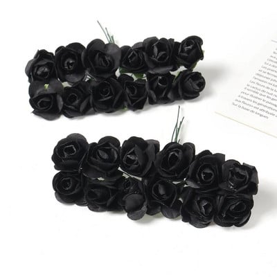 Umjetni buket ruža Papirnato lažno cvijeće Home Deco Dekoracija vjenčanja Božićna dekoracija 2023. DIY vjenčani vijenac Rukotvorine