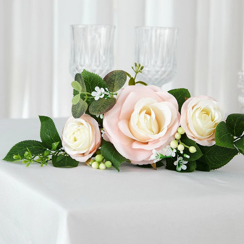 Kunstlik roosi tooli seljalill hotelli bankettide pulmapidude ürituste jaoks Toitlustus Maastikukujundus Paigutus Rekvisiidid Tahavaatepeegli sisekujundus