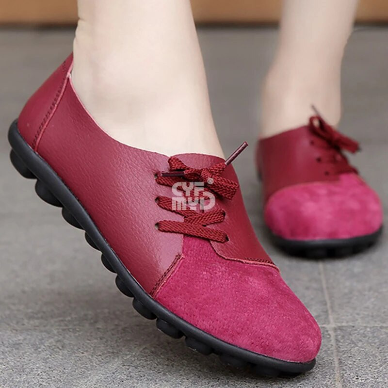 Ženske cipele Mokasine Moda Patchwork Cross Tied Ležerne ravne cipele Tenisice Cipele za žene Ljetne luksuzne cipele ženske cipele za čamac