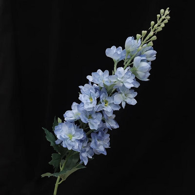 Gyönyörű jácint művirág hosszú ágú Delphinium selyem művirág esküvői házibuli kerti dekoráció fleur artificielles