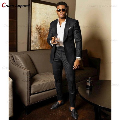 2023. gada zaļie uzvalki vīriešiem, īpaši pielāgoti līgavainim kāzu kostīmi, smokings, labākā vīrieša žaketes bikses, 2 gabali, moderns, laulības kostīms