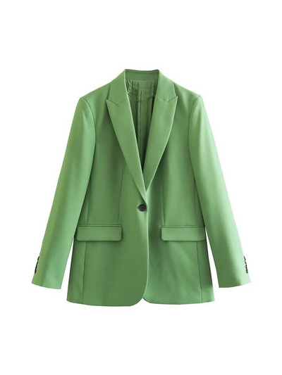 2023 Ženski kompleti proljeće ljeto 2 komada Modni jednobojni sakoi Odijelo Kaputi Hlače s jednim gumbom Ženska ležerna odjeća