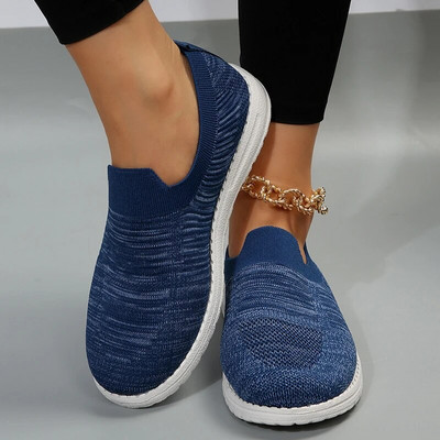 Ljetne ženske ravne cipele velike veličine Okrugla glava Uzorak mliječne krave Prozračne tenisice Udobne natikače Zapatos Para Mujeres