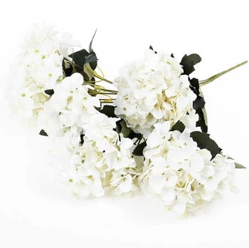 5/10 τμχ λευκό τεχνητό μεταξωτό παιωνία μεγάλα λουλούδια για το σπίτι γάμου DIY Διακόσμηση πάρτι Ψεύτικα ψεύτικα λουλούδια Ορτανσία Crafts