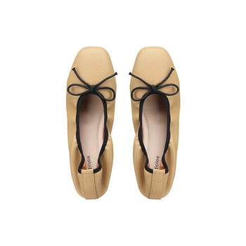 Дамски балетни обувки с папионка и мокасини за жени Удобни плоски обувки с бонбонени обувки Меки Zapatos Mujer 9604N