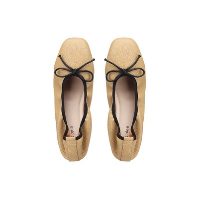 Sieviešu baleta plakanie tauriņi apavi Sievietēm Loafers Ērti plakani Candy Color laivu apavi Mīksti Zapatos Mujer 9604N