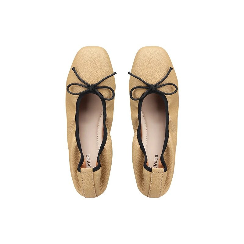 Sieviešu baleta plakanie tauriņi apavi Sievietēm Loafers Ērti plakani Candy Color laivu apavi Mīksti Zapatos Mujer 9604N