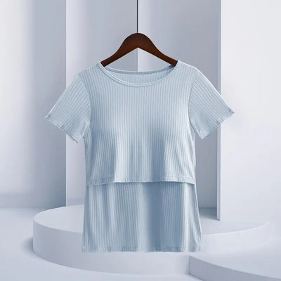 Majice za dojenje Majice kratkih rukava za dojilje Majice za trudnice Odjeća za dojenje Donji prsluci nakon poroda