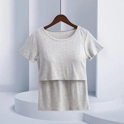 Majice za dojenje Majice kratkih rukava za dojilje Majice za trudnice Odjeća za dojenje Donji prsluci nakon poroda