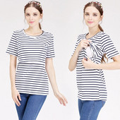 Érzelem anyukák pamut rövid ujjú kismama ruhák nyári kismama felsők Szoptatós póló terhes nőknek, szoptatós felsők