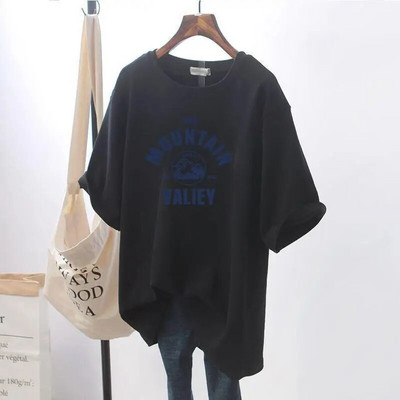 Ljetna trudna mama printa široke majice za dojilje Postpartum Mommy Ležerna odjeća za dojenje Ženska trudnička majica kratkih rukava za trudnice