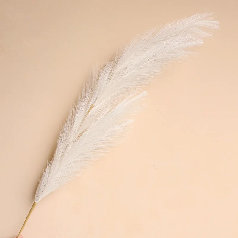 Pūkaina gara pampas zāle Boho dekoratīvie mākslīgie ziedi Mājas guļamistabas dekorēšana Niedru kāzu ballīte Ziemassvētku dekors Zieds