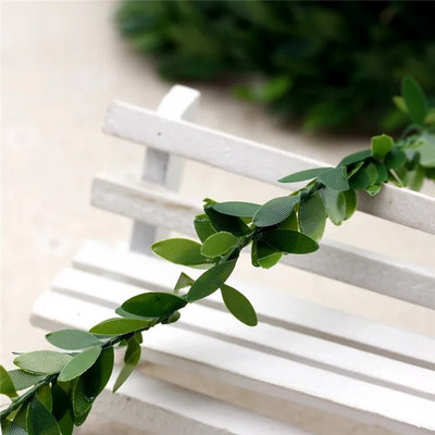 (1 meeter/partii) Kunstlik PVC Ivy Garland Lehestik Rohelised Lehed Simuleeritud viinapuu pulmapeo kaunistamise tseremoonia DIY peapaelad