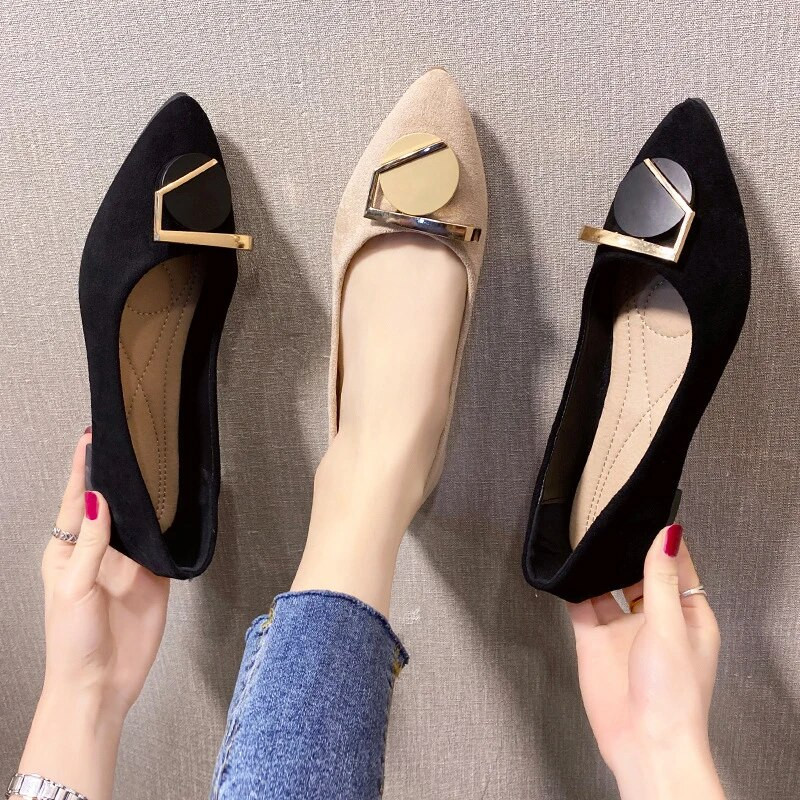 Jednostruke ženske cipele 2023. Nova vruća moda proljeće ljeto Lagane ženske cipele s plitkim ustima, ravne cipele sa šiljcima s mekim potplatom