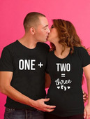 Mommy Daddy Tinkantys nėštumo marškinėliai Nėštumo pranešimo marškinėliai Poroms Kūdikių skelbimo marškinėliai poroms Nėščios marškinėliai