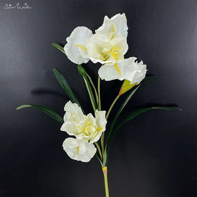 SunMade Lengvos formos didelė rainelės gėlių šakelė namų vestuvių dekoravimas netikri augalai gėlių kompozicijos reikmenys Flores Artificales