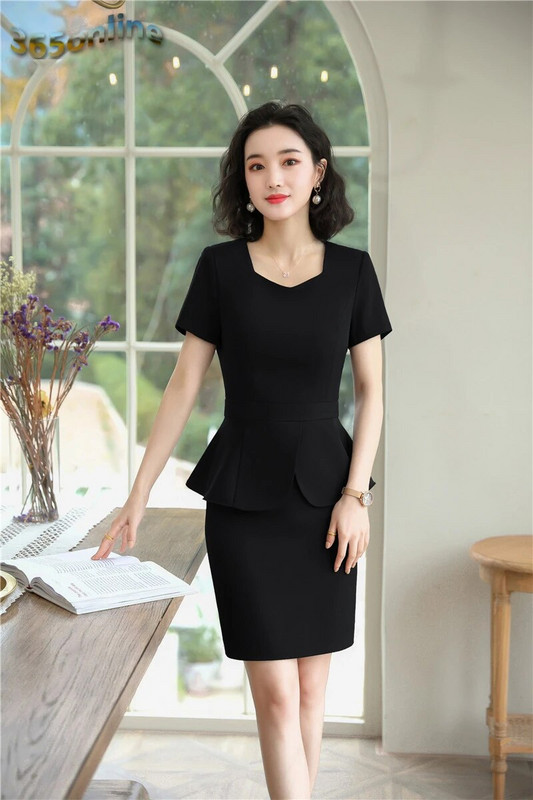 Svečana ženska poslovna odijela s 2-dijelnim kompletom hlača i gornjim dijelovima OL stilovi Ženska uredska radna odjeća Profesionalni sakoi Komplet hlača