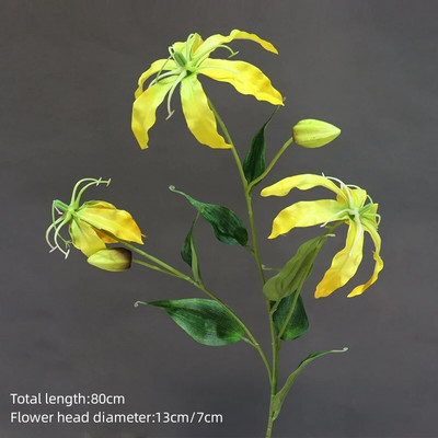 Žuta serija Umjetno cvijeće Biljke DIY Prolaz za vjenčanje Cvjetni aranžman Prozor Materijali za izlaganje Božićni dekor Rekvizit za događaj