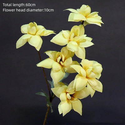 Žuta serija Umjetno cvijeće Biljke DIY Prolaz za vjenčanje Cvjetni aranžman Prozor Materijali za izlaganje Božićni dekor Rekvizit za događaj