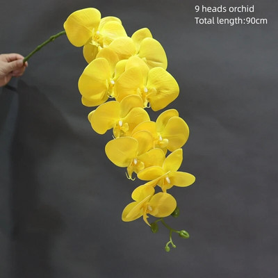 Žuta serija Umjetno cvijeće Biljke DIY Prolaz za vjenčanje Cvjetni aranžman Prozor Materijali za izlaganje Božićni dekor Rekvizit za događaj