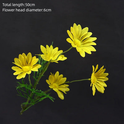 Žuta serija Umjetno cvijeće Biljke DIY Prolaz za vjenčanje Cvjetni aranžman Prozor Materijali za izlaganje Božićni dekor Rekvizit za događaj