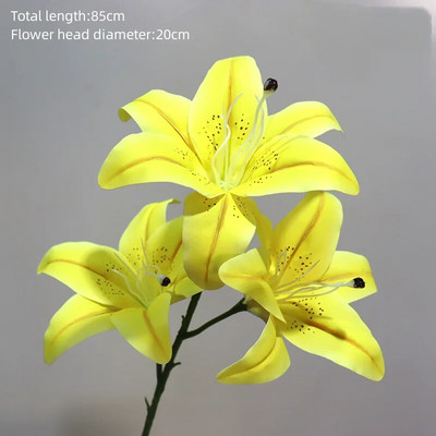 Žuta serija Umjetno cvijeće Biljke DIY Prolaz za vjenčanje Cvjetni aranžman Prozor Materijali za izlaganje Božićni dekor Rekvizit za događaj