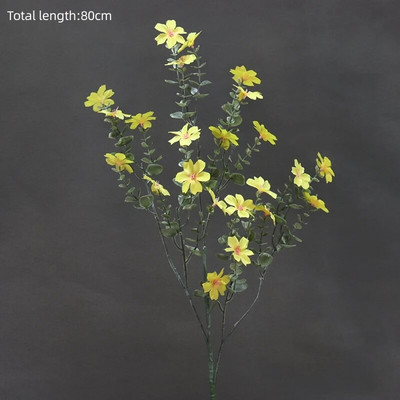 Žuta serija Umjetno cvijeće Biljke DIY Prolaz za vjenčanje Cvjetni aranžman Prozor Materijali za izlaganje Božićni dekor Rekvizit za događaj