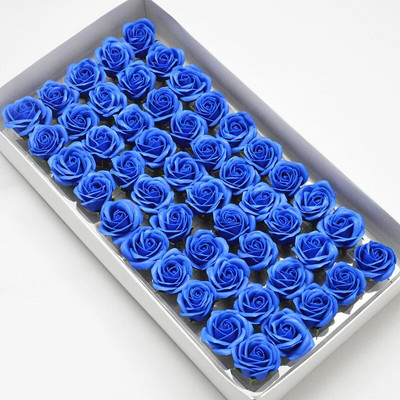 50db rózsa szappan virág olcsó mini virágok mesterséges 3 cm-es romantikus esküvő Valentin-napi ajándék esküvői bankett otthoni dekoráció