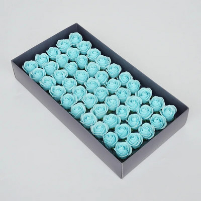 50db rózsa szappan virág olcsó mini virágok mesterséges 3 cm-es romantikus esküvő Valentin-napi ajándék esküvői bankett otthoni dekoráció