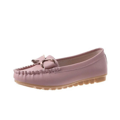 2022. gada vasara Sieviešu tauriņš Laivu apavi Sieviešu Pretslīdēšanas Plakanie Apavi Sieviešu iedobes Darba Loafers Sieviešu melnas, mīkstas ādas apavi