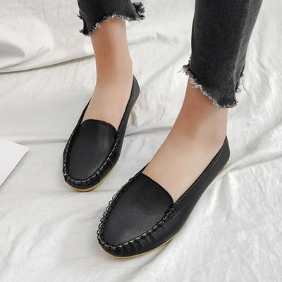 Női Lapos Sekély Cipők Női Espadrillák Nagymama Cipők Fehér Slip on Lapos Cipők Fekete Naplopók Alkalmi cipők Zapatos Mujer