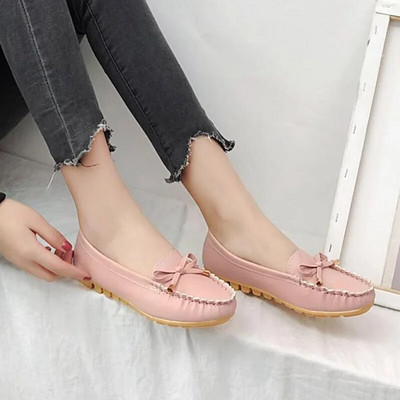 Női Lapos Sekély Cipők Női Espadrillák Nagymama Cipők Fehér Slip on Lapos Cipők Fekete Naplopók Alkalmi cipők Zapatos Mujer