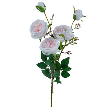 SunMade 6 Heads Austin Rose Branch Silk Wedding Flowers Flores Artificales Διακόσμηση σπιτιού Ανθοσυνθέσεις DIY