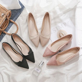 Pavasaris/rudens Jauni sekli, lakoti sieviešu apavi Viegli plakani apavi sieviešu smailiem purngaliem laivu apavi Zapatos De Mujer Mary Jane kurpes