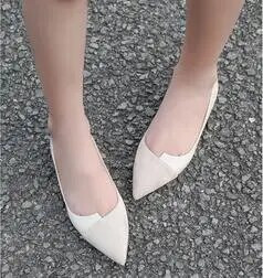 Pavasaris/rudens Jauni sekli, lakoti sieviešu apavi Viegli plakani apavi sieviešu smailiem purngaliem laivu apavi Zapatos De Mujer Mary Jane kurpes