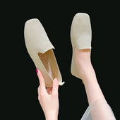 Nove ženske cipele Ljetne ženske ravne cipele 2023. Modne mrežaste ravne cipele koje dišu Ležerne cipele na cipele Ženska obuća u korejskom stilu