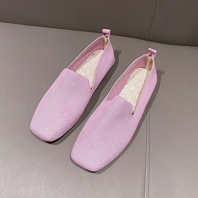 Nove ženske cipele Ljetne ženske ravne cipele 2023. Modne mrežaste ravne cipele koje dišu Ležerne cipele na cipele Ženska obuća u korejskom stilu