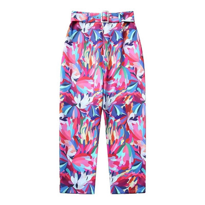 TRAF Kompleti hlača za žene 2-dijelni modni blejzeri s printom Žensko odijelo Jesen 2023. Elegantni novi dvodijelni komplet ženske odjeće