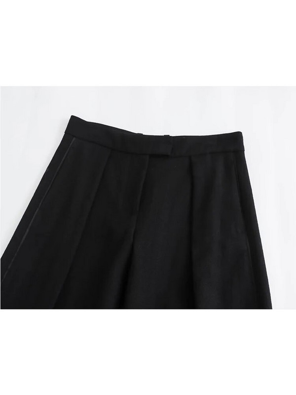 TRAF 2023 Ženski modni patchwork kompleti odijela Ženski uredski blazer sako s urezima Ženski komplet hlača širokih nogavica Proljetna ženska odijela