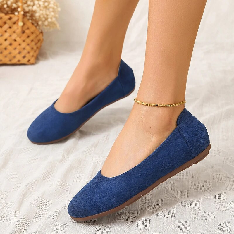 Ravne cipele Proljetne nove ravne cipele s modnim leopard uzorkom plitkim ustima Velike pojedinačne cipele Ženske cipele Luksuzne cipele 44 vel.