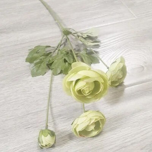 4 glave ružičaste britanske plemićke kraljevske obitelji Umjetno cvijeće Ranunculus Asiaticus Svadbena rosa Lotos Svileni lažni cvjetni ukras