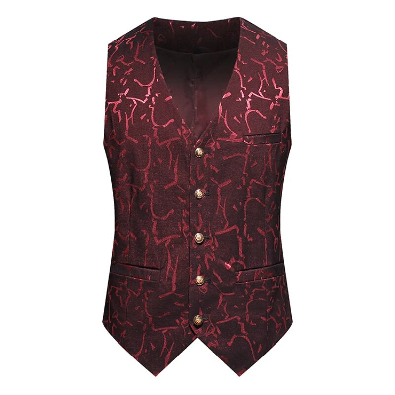 Visoka kvaliteta (Blazer + prsluk + hlače) muško britansko stilsko jednostavno poslovno elegantno modno ležerno usko trodijelno odijelo