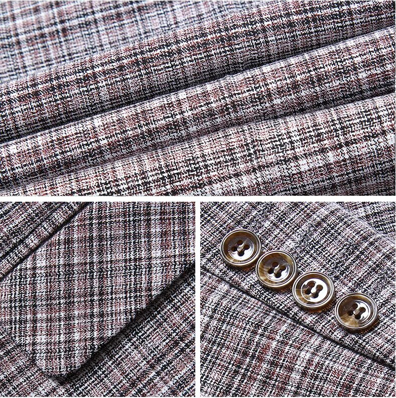 Visokokvalitetna veća veličina S-5XL (odijelo + prsluk + hlače) Britanski stil poslovno ležerno radno muško usko odijelo trodijelno odijelo 2022.